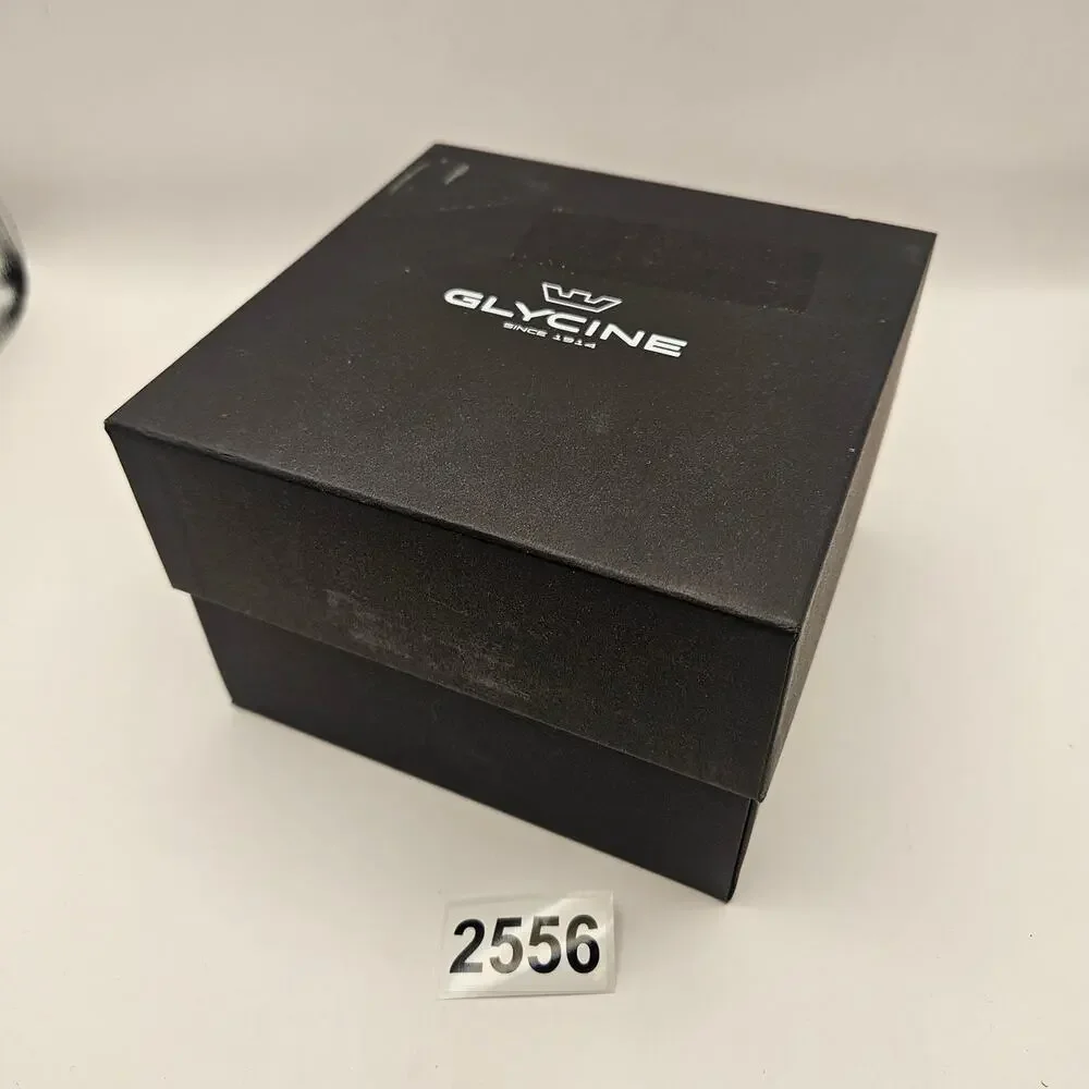 GLYCINE GL0083 COMBAT SUB 42MM SWISS AUTOMATIC WATCH WORN AFTERMARKET STRAP